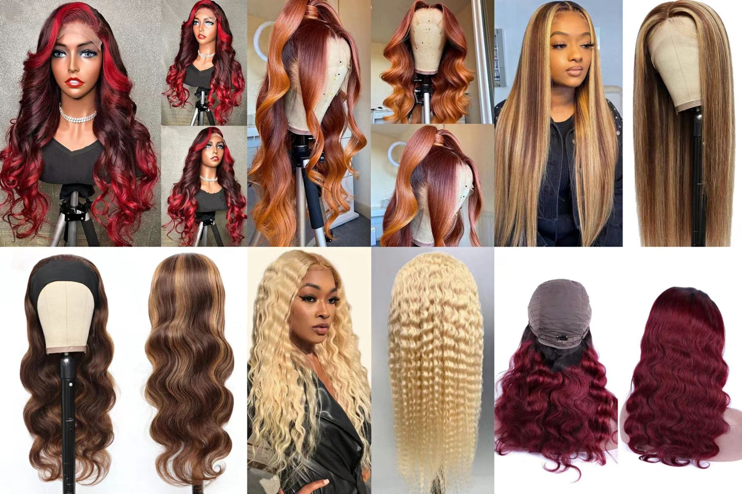 Highlight Ombre Lace Frontal Wig for Black Woman Pre Plucked Hairline with Baby Hair Bleached Knots Body Wave Human Hair Wigs