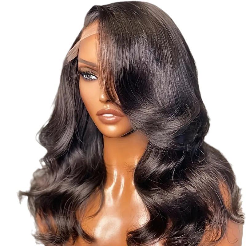 Fashion Big Wave Short Hair Front Lace African Hot Whole Wig