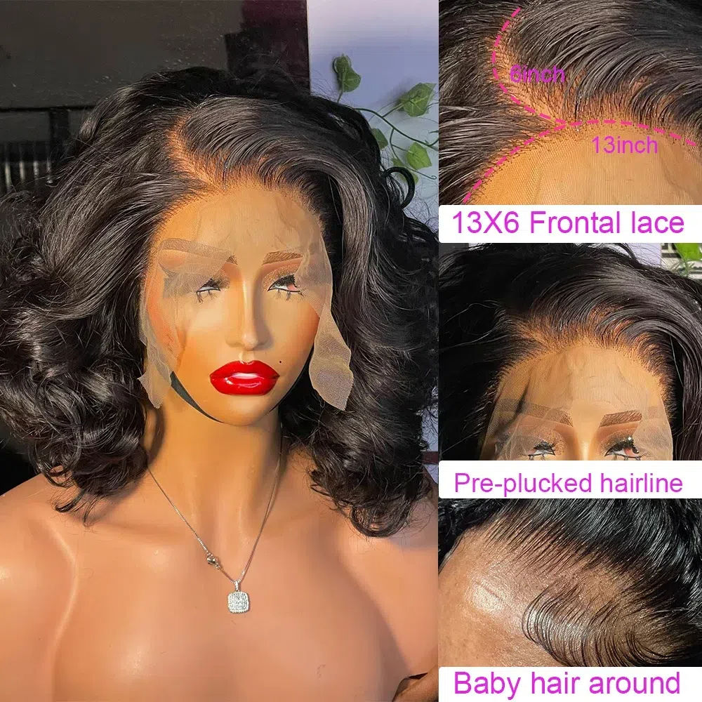 12A Raw Donor Human Hair Wigs 13x4 HD Lace Frontal 250% Density Unprocessed Vietnamese Double Drown Bouncy Wave Lace Frontal Wig
