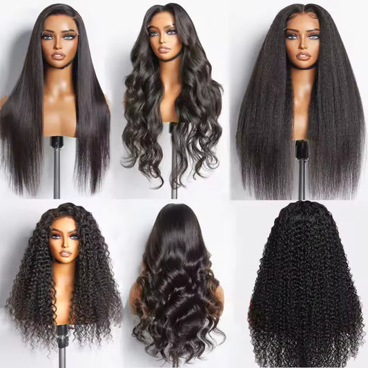 Wear and Go Pixie Curly Wig Brazilian Human Hair Glueless Wigs Wholesale Natural Hair With HD Full Lace Frontal Wigs
