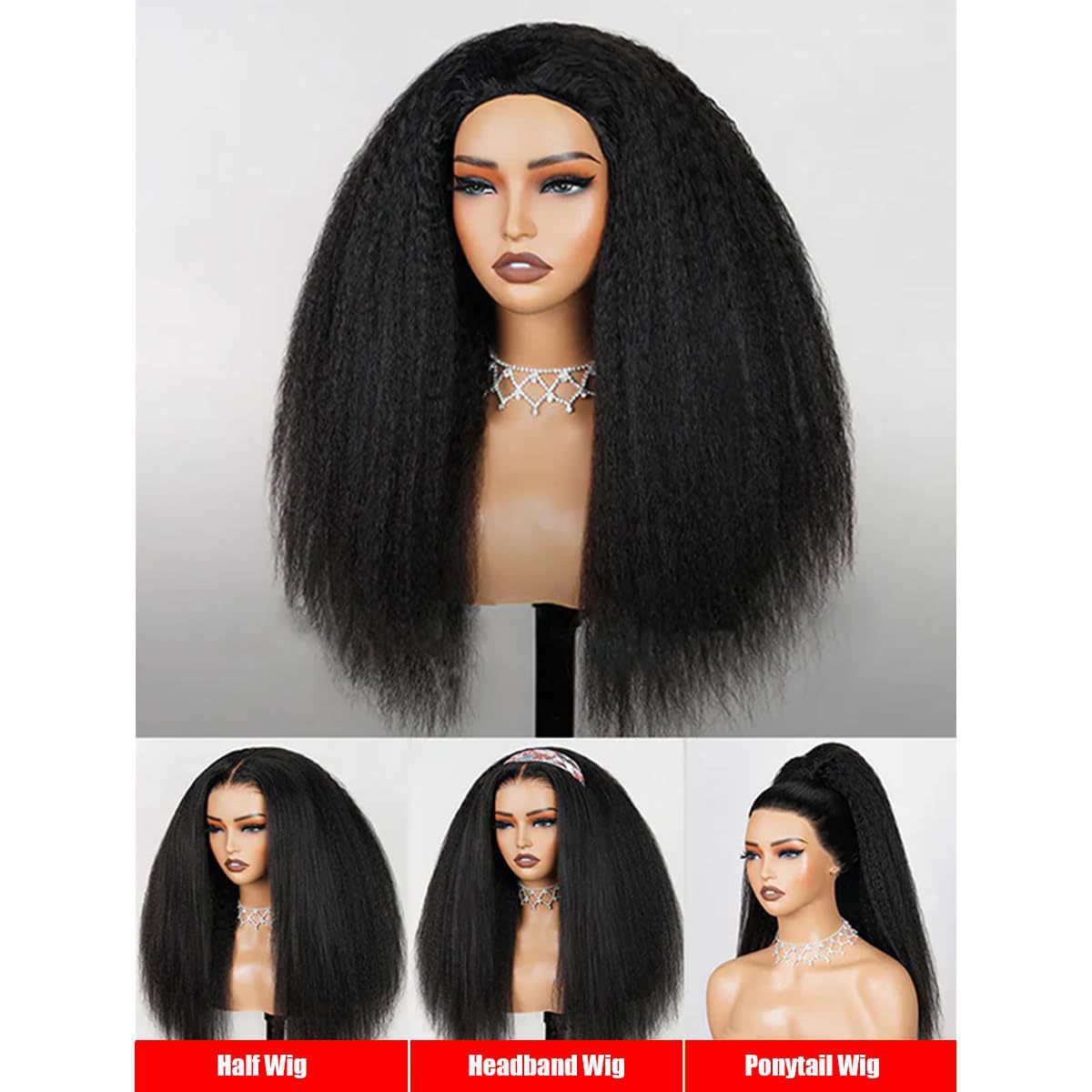 European and American wig with artificial hair for long hair. Yaki protein synthetic fiber lace wig headpiece. Wig manufacturer. Wholesale at low price. In stock.